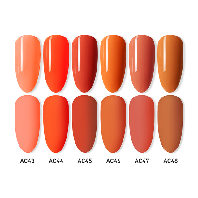 Beautilux Gel Nail Polish Lot Soak Off UV LED Semi Permanent Nails Gels Kit Lacquer Nail Art Design Varnish Wholesale Set of 6
