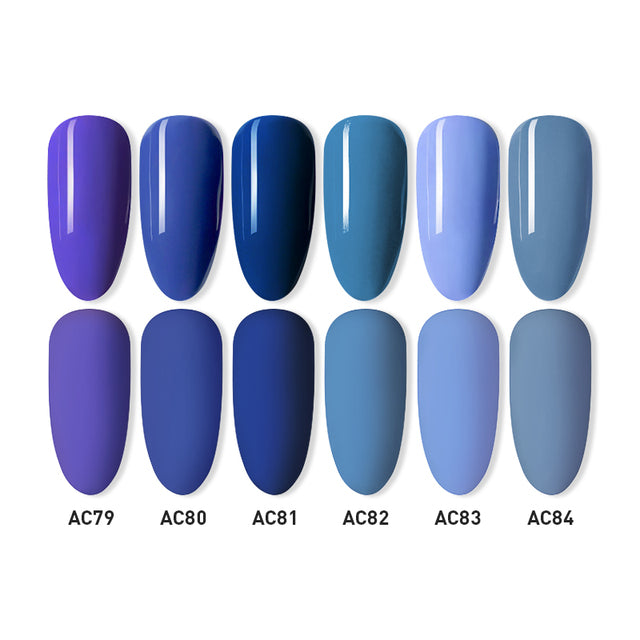 Beautilux Gel Nail Polish Lot Soak Off UV LED Semi Permanent Nails Gels Kit Lacquer Nail Art Design Varnish Wholesale Set of 6