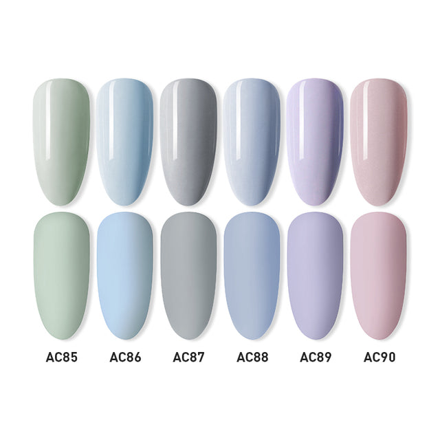 Beautilux Gel Nail Polish Lot Soak Off UV LED Semi Permanent Nails Gels Kit Lacquer Nail Art Design Varnish Wholesale Set of 6