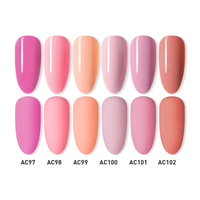 Beautilux Gel Nail Polish Lot Soak Off UV LED Semi Permanent Nails Gels Kit Lacquer Nail Art Design Varnish Wholesale Set of 6