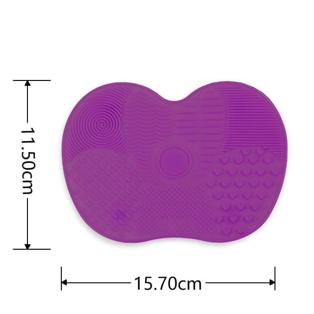 Silicone Makeup Brush Cleaner Pad Foundation Makeup Brush Scrubber Board Pad Make Up Washing Brush Gel Cleaning Mat Hand Tool - wirbe-welt.shop