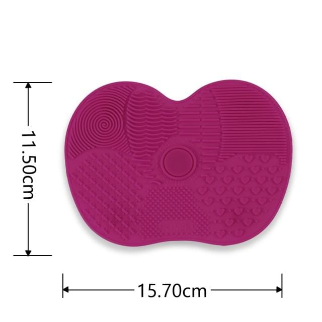 Silicone Makeup Brush Cleaner Pad Foundation Makeup Brush Scrubber Board Pad Make Up Washing Brush Gel Cleaning Mat Hand Tool - wirbe-welt.shop
