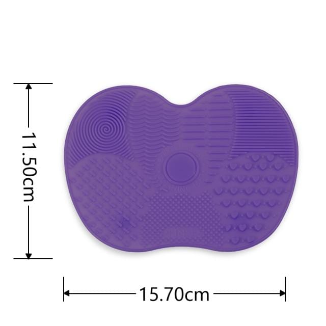 Silicone Makeup Brush Cleaner Pad Foundation Makeup Brush Scrubber Board Pad Make Up Washing Brush Gel Cleaning Mat Hand Tool - wirbe-welt.shop