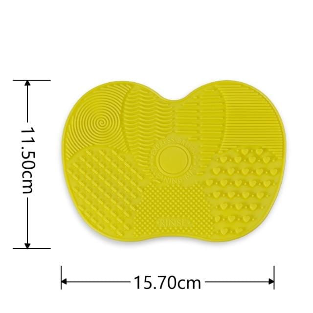 Silicone Makeup Brush Cleaner Pad Foundation Makeup Brush Scrubber Board Pad Make Up Washing Brush Gel Cleaning Mat Hand Tool - wirbe-welt.shop