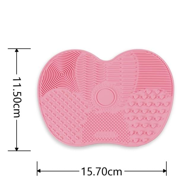 Silicone Makeup Brush Cleaner Pad Foundation Makeup Brush Scrubber Board Pad Make Up Washing Brush Gel Cleaning Mat Hand Tool - wirbe-welt.shop