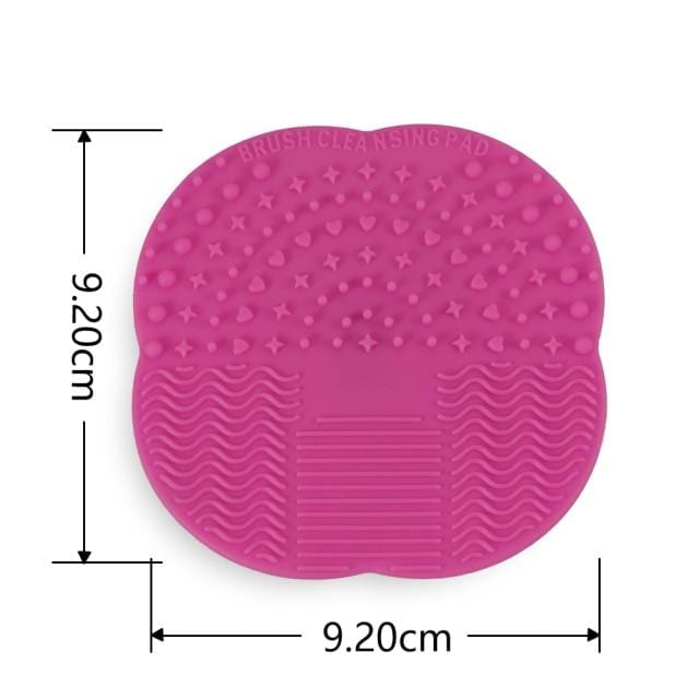Silicone Makeup Brush Cleaner Pad Foundation Makeup Brush Scrubber Board Pad Make Up Washing Brush Gel Cleaning Mat Hand Tool - wirbe-welt.shop