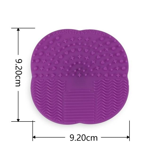 Silicone Makeup Brush Cleaner Pad Foundation Makeup Brush Scrubber Board Pad Make Up Washing Brush Gel Cleaning Mat Hand Tool - wirbe-welt.shop