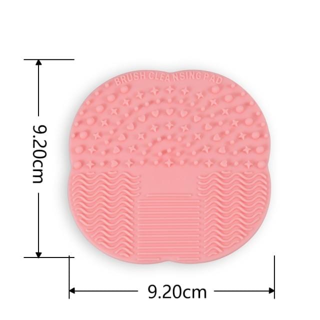 Silicone Makeup Brush Cleaner Pad Foundation Makeup Brush Scrubber Board Pad Make Up Washing Brush Gel Cleaning Mat Hand Tool - wirbe-welt.shop