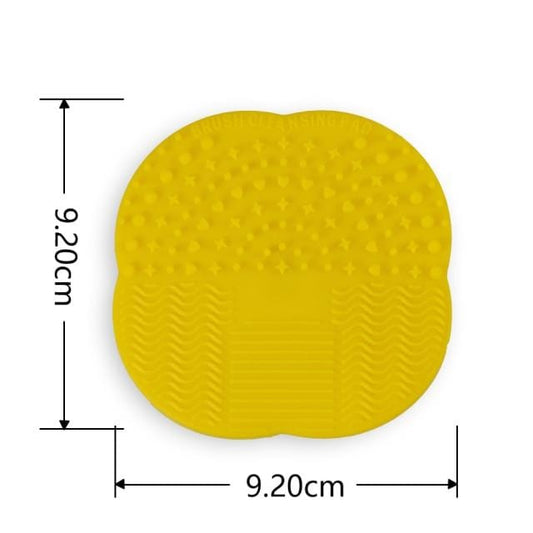 Silicone Makeup Brush Cleaner Pad Foundation Makeup Brush Scrubber Board Pad Make Up Washing Brush Gel Cleaning Mat Hand Tool - wirbe-welt.shop