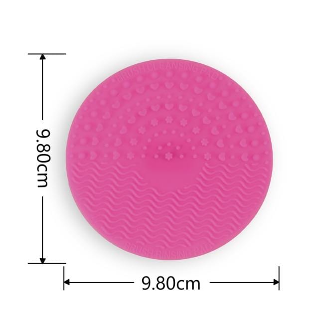 Silicone Makeup Brush Cleaner Pad Foundation Makeup Brush Scrubber Board Pad Make Up Washing Brush Gel Cleaning Mat Hand Tool - wirbe-welt.shop