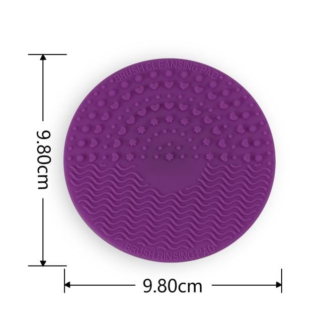 Silicone Makeup Brush Cleaner Pad Foundation Makeup Brush Scrubber Board Pad Make Up Washing Brush Gel Cleaning Mat Hand Tool - wirbe-welt.shop
