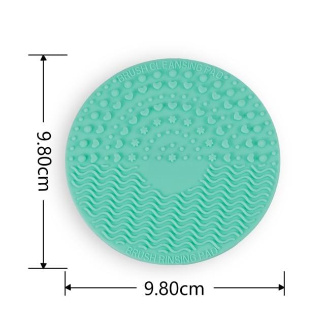 Silicone Makeup Brush Cleaner Pad Foundation Makeup Brush Scrubber Board Pad Make Up Washing Brush Gel Cleaning Mat Hand Tool - wirbe-welt.shop