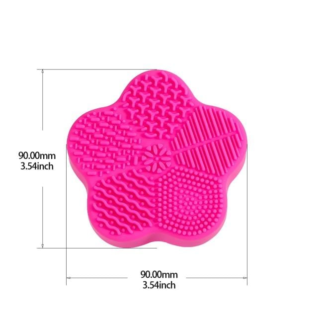 Silicone Makeup Brush Cleaner Pad Foundation Makeup Brush Scrubber Board Pad Make Up Washing Brush Gel Cleaning Mat Hand Tool - wirbe-welt.shop