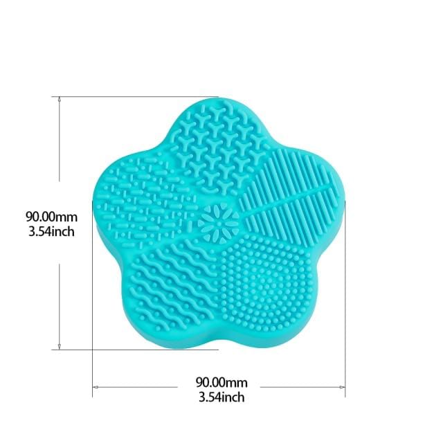 Silicone Makeup Brush Cleaner Pad Foundation Makeup Brush Scrubber Board Pad Make Up Washing Brush Gel Cleaning Mat Hand Tool - wirbe-welt.shop