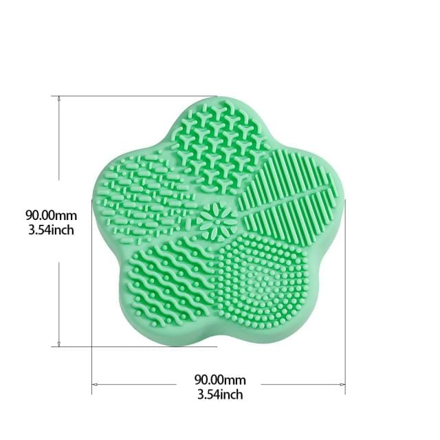Silicone Makeup Brush Cleaner Pad Foundation Makeup Brush Scrubber Board Pad Make Up Washing Brush Gel Cleaning Mat Hand Tool - wirbe-welt.shop