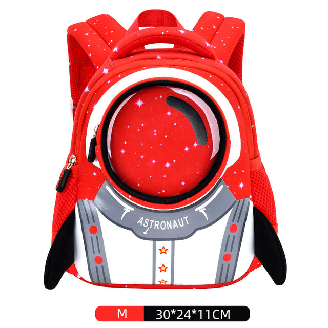 Schüler Rucksack im Astronauten Design - Neopren Rucksack für Schule oder Kindergarten