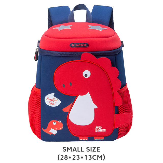 Schulranzen - Rucksack für die Schule oder Kindergarten - cooles 3D Dinosaurier Design