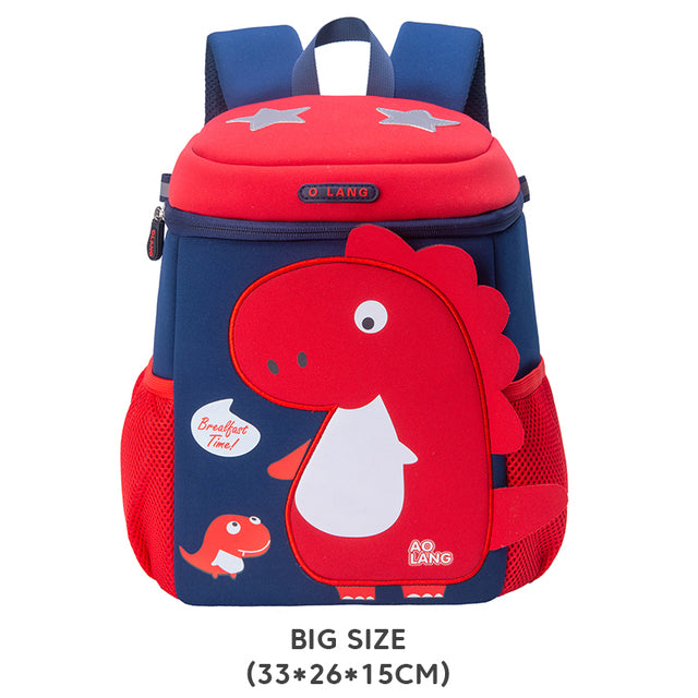 Schulranzen - Rucksack für die Schule oder Kindergarten - cooles 3D Dinosaurier Design