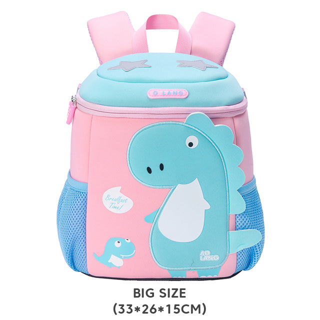 Schulranzen - Rucksack für die Schule oder Kindergarten - cooles 3D Dinosaurier Design