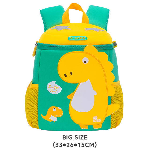 Schulranzen - Rucksack für die Schule oder Kindergarten - cooles 3D Dinosaurier Design