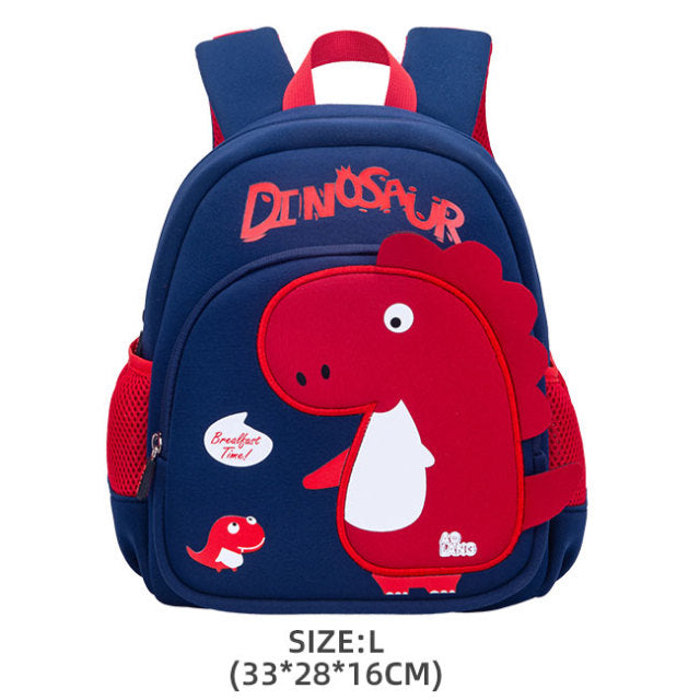 Schulranzen - Rucksack für die Schule oder Kindergarten - cooles 3D Dinosaurier Design