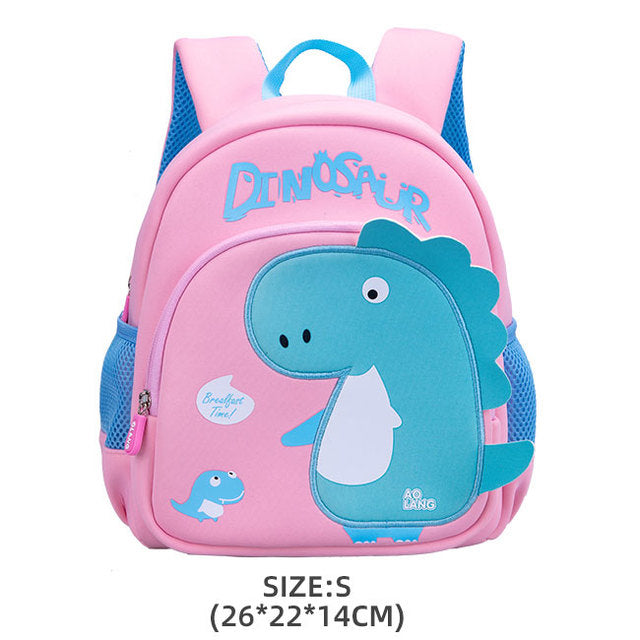 Schulranzen - Rucksack für die Schule oder Kindergarten - cooles 3D Dinosaurier Design