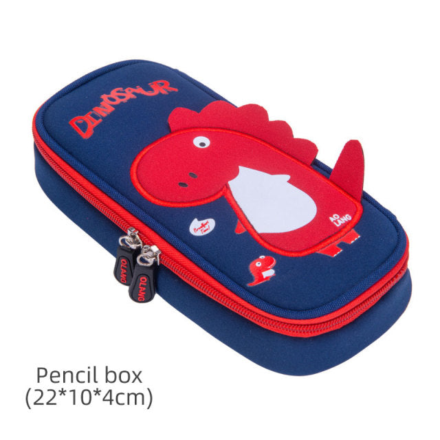Schulranzen - Rucksack für die Schule oder Kindergarten - cooles 3D Dinosaurier Design