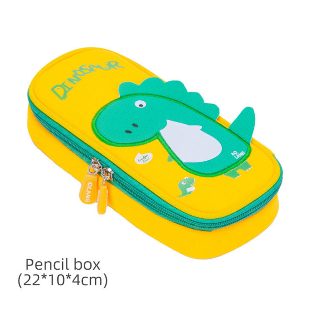 Schulranzen - Rucksack für die Schule oder Kindergarten - cooles 3D Dinosaurier Design