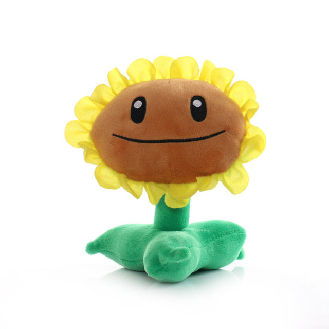 15-20cm Plants VS Zombies 2 Toy Peashooter Cartoon Plush Anime Figures Cherry Bomb Sunflower Wall-Nut Squash Split Pea Kids Gift