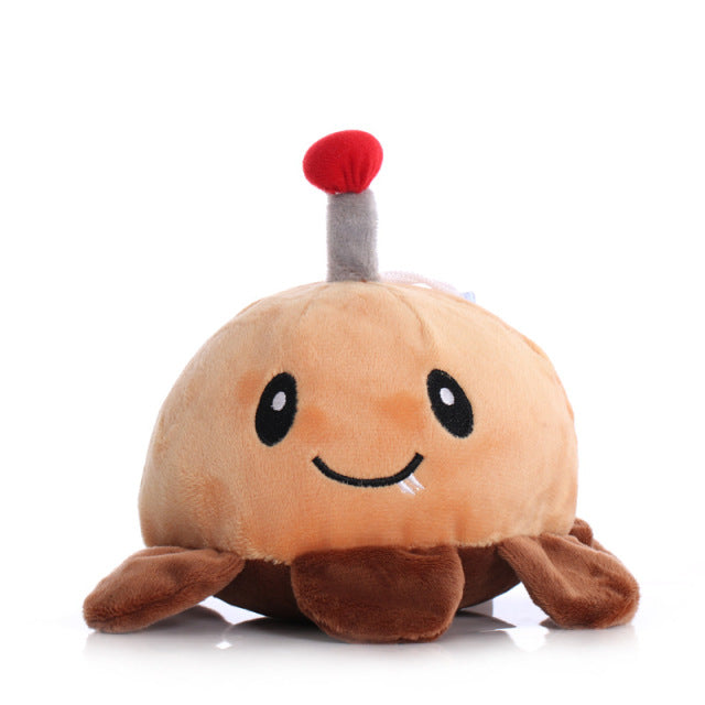 15-20cm Plants VS Zombies 2 Toy Peashooter Cartoon Plush Anime Figures Cherry Bomb Sunflower Wall-Nut Squash Split Pea Kids Gift