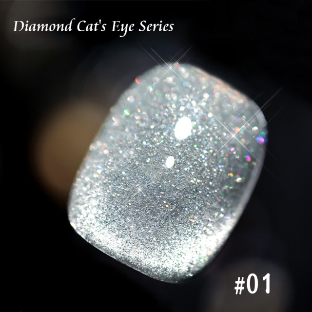 SKVP Gel Nail Polish Cat Eye Gel Semi Permanent Uv Varnish Gel Nail Art 8ML Glitter Effect Off Nail Polish Gel For Nails Design