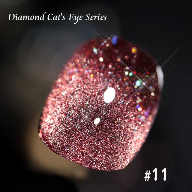 SKVP Gel Nail Polish Cat Eye Gel Semi Permanent Uv Varnish Gel Nail Art 8ML Glitter Effect Off Nail Polish Gel For Nails Design