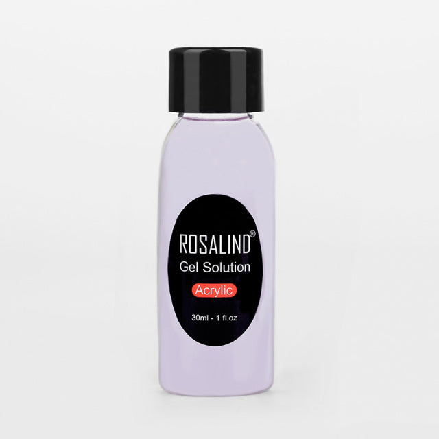 ROSALIND Pure Color Poly Nail Polish Gel Acrylic Extension Semi Permanent Crystal Jelly Art Design Extension Glue 15ML/30ML