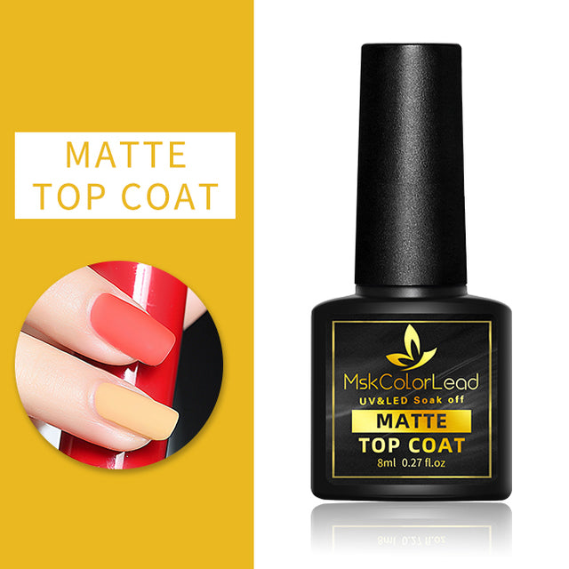 Msk Color Lead Nail Gel Polish 60 Colors Nail Gel 8ML For Baking Nail Art Manicure Semi Permanent Top Coat UV LED Gel Varnish