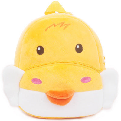 Rucksack für Schüler und Kindergärtner - Plüsch Rucksack mit Tiermotiven