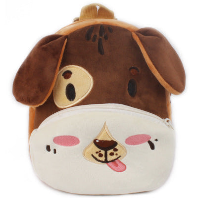 Rucksack für Schüler und Kindergärtner - Plüsch Rucksack mit Tiermotiven
