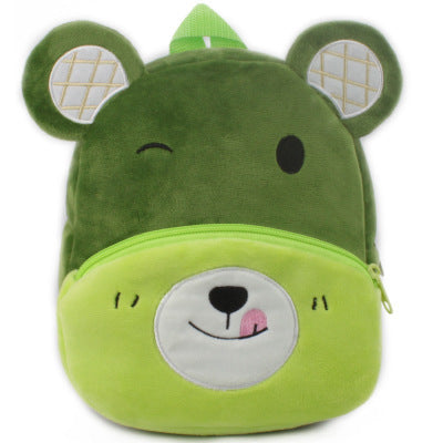 Rucksack für Schüler und Kindergärtner - Plüsch Rucksack mit Tiermotiven