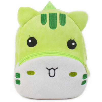 Rucksack für Schüler und Kindergärtner - Plüsch Rucksack mit Tiermotiven