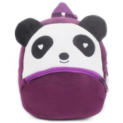 Rucksack für Schüler und Kindergärtner - Plüsch Rucksack mit Tiermotiven