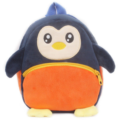 Rucksack für Schüler und Kindergärtner - Plüsch Rucksack mit Tiermotiven