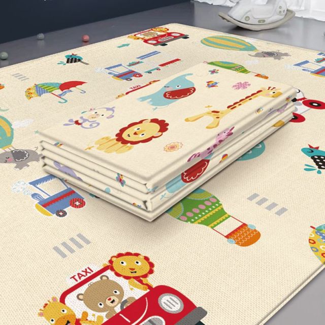 Spielmatte für Kinder - faltbarer Kinderteppich, Baby Spielmatte