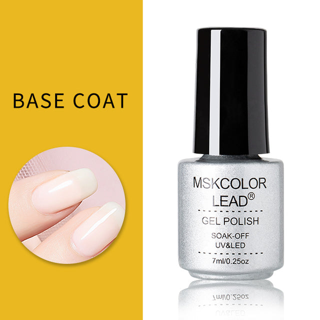 MSK Color Lead 7ml Nail Gel Semi Permanent Gel Polish UV LED Nail Gel Eggshell Gel Nail Polish Soak Off Nail Art Gel Nail Polish