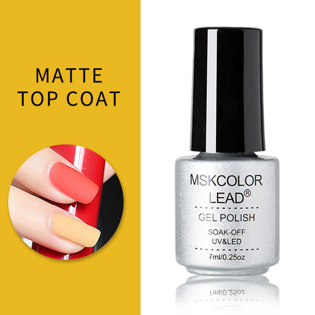 MSK Color Lead 7ml Nail Gel Semi Permanent Gel Polish UV LED Nail Gel Eggshell Gel Nail Polish Soak Off Nail Art Gel Nail Polish