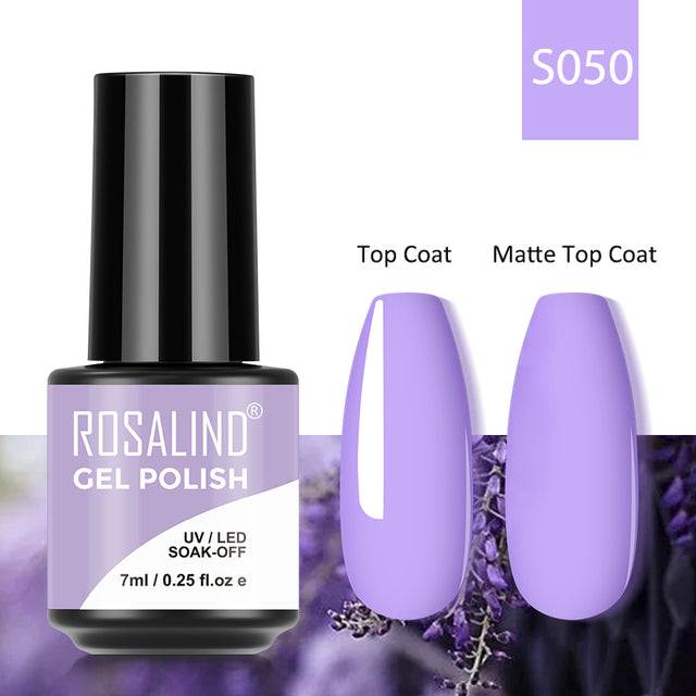 ROSALIND 7ML Gel Nail Polish Colorful Glitter UV Nail Gel Vernis Semi Permanent Gel For Manicure Soak off Varnishes Nail Art