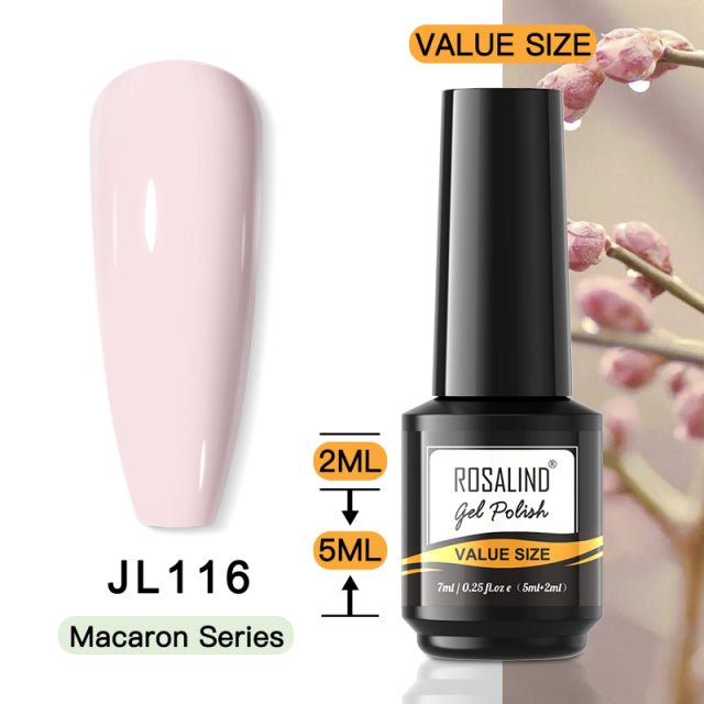 ROSALIND 7ML Gel Nail Polish Colorful Glitter UV Nail Gel Vernis Semi Permanent Gel For Manicure Soak off Varnishes Nail Art