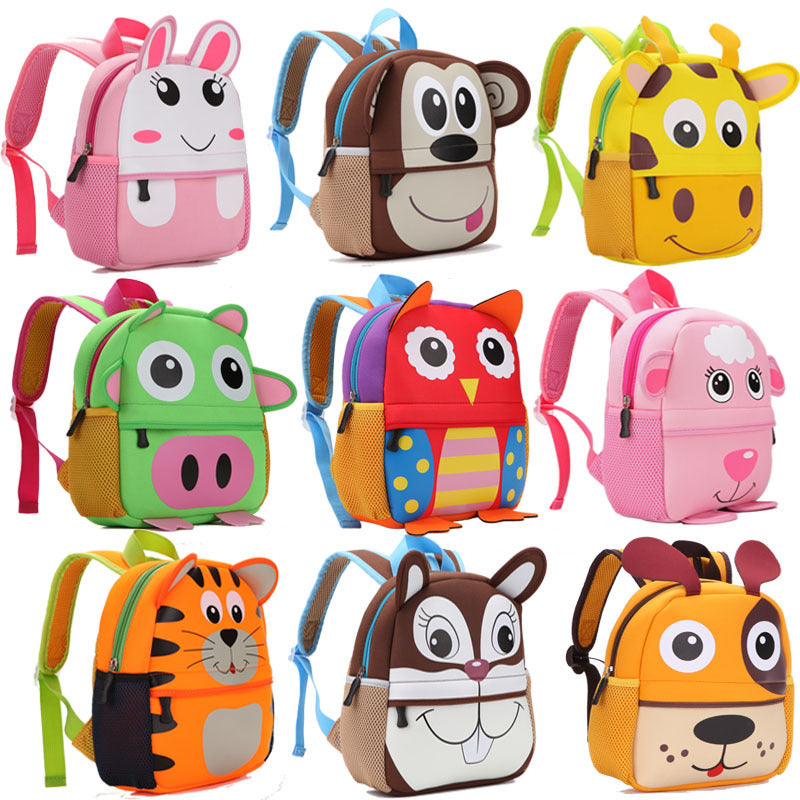 2021 New 3D Animal Children Backpacks
