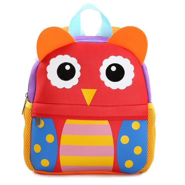 2021 New 3D Animal Children Backpacks Brand Design Girl Boys Backpack Toddler Kids Neoprene School Bags Kindergarten Cartoon Bag