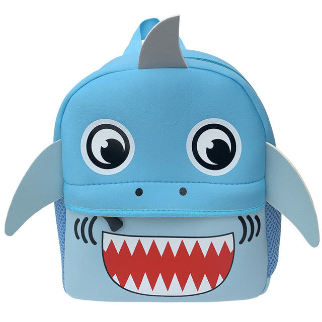 2021 New 3D Animal Children Backpacks Brand Design Girl Boys Backpack Toddler Kids Neoprene School Bags Kindergarten Cartoon Bag