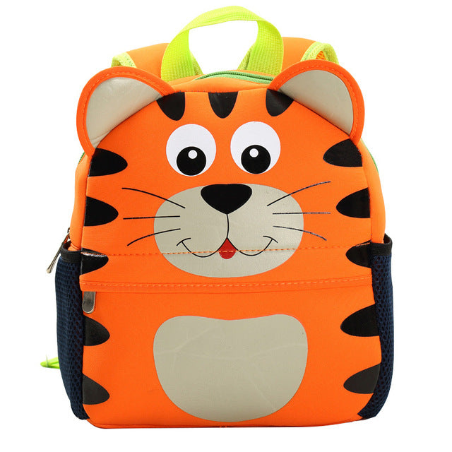 2021 New 3D Animal Children Backpacks Brand Design Girl Boys Backpack Toddler Kids Neoprene School Bags Kindergarten Cartoon Bag