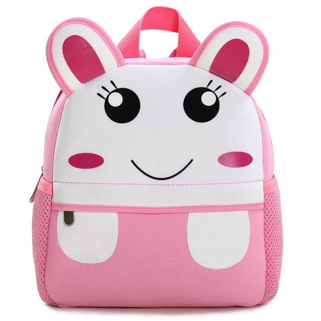 2021 New 3D Animal Children Backpacks Brand Design Girl Boys Backpack Toddler Kids Neoprene School Bags Kindergarten Cartoon Bag